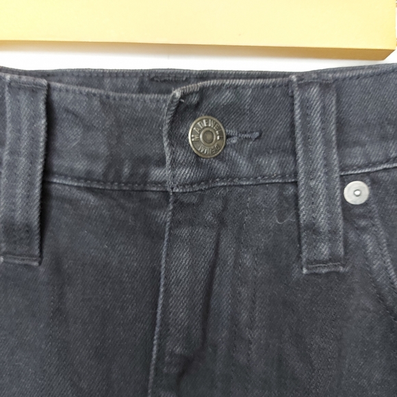 Madewell Rigid Denim A-line Mini Skirt Lunar Wash - Picture 13 of 16